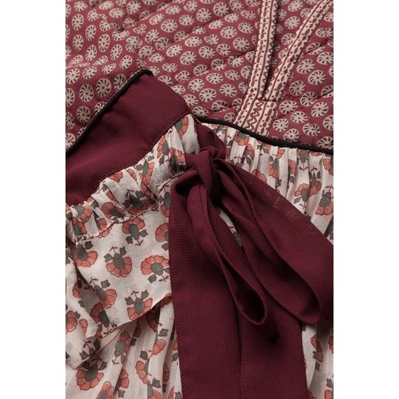 Scotch & Soda Boho Maxi Dress Small Cottagecore Prairie Vintage Inspired - Picture 6 of 16